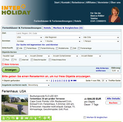 Interholiday vermittelt seit 1997 Ferienhäuser und ist seit 1999 online
